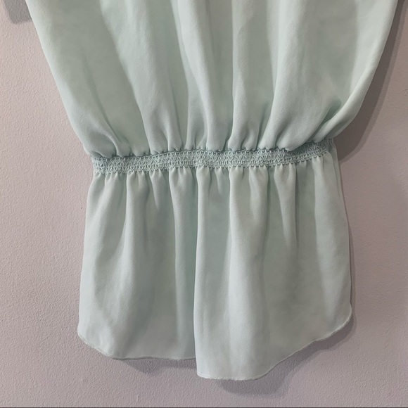 Aritzia Wilfred Mint Wrap Blouse Size XS - Picture 9 of 11